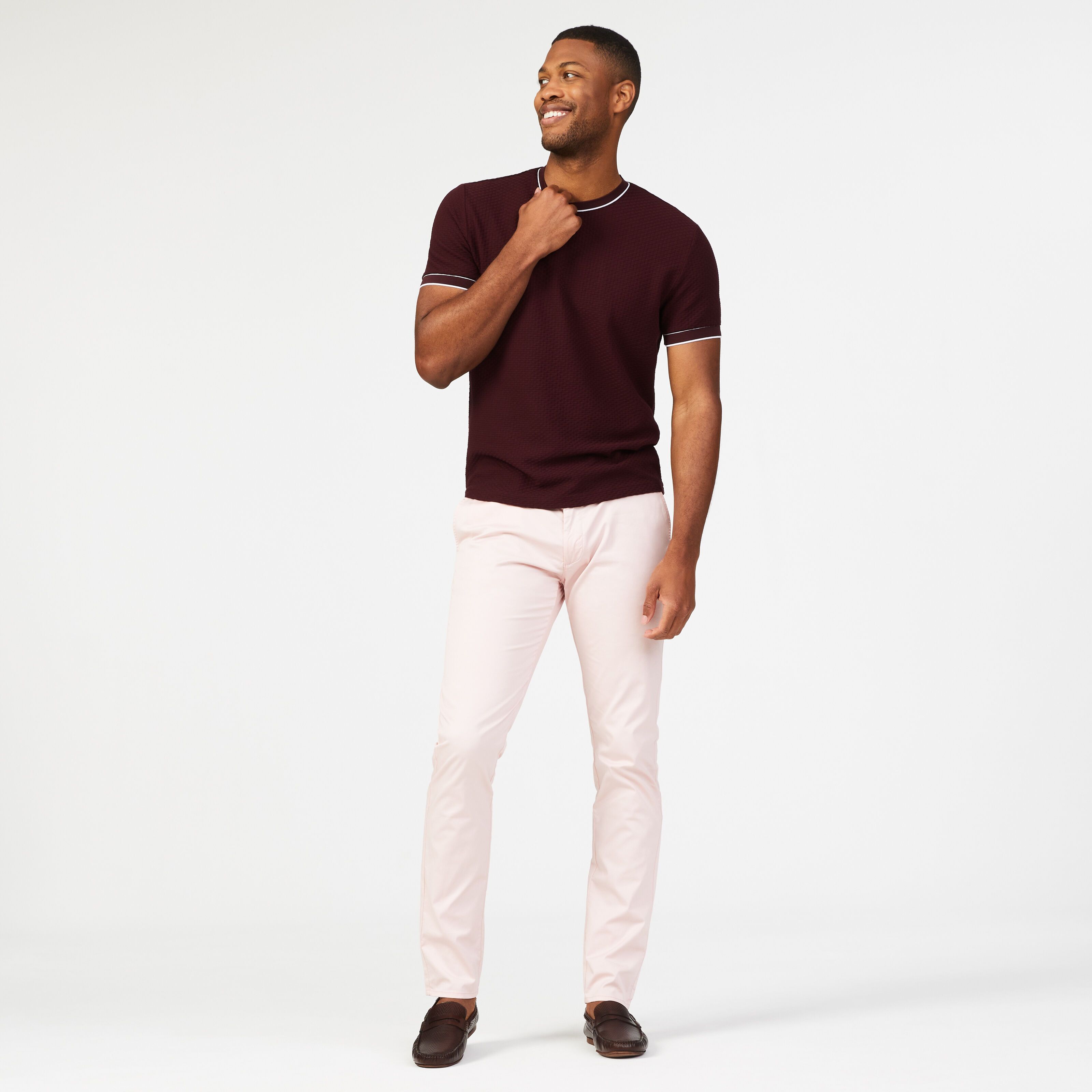 Burgundy t shop shirt mens